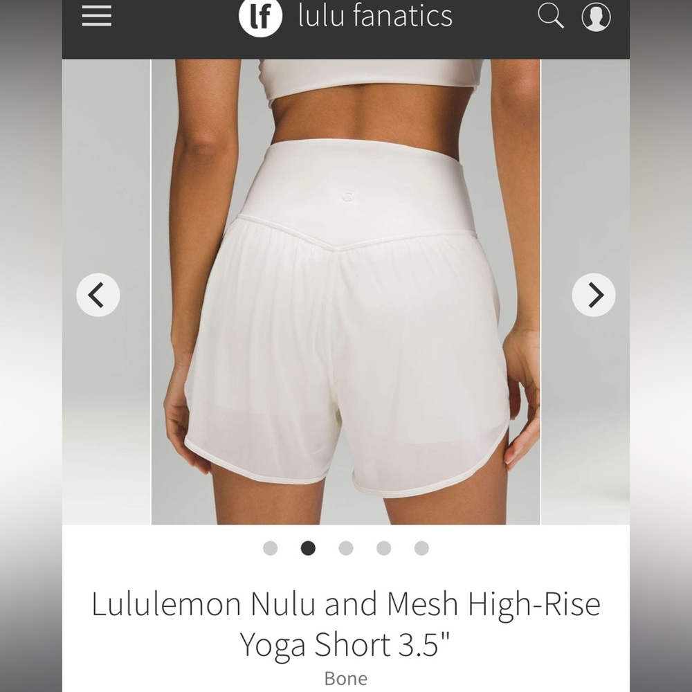 lululemon shorts